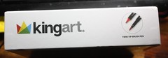 New SEALED KingArt 445-48 PRO Dual TIP Brush & Fine Tip PENS 48 Colors!