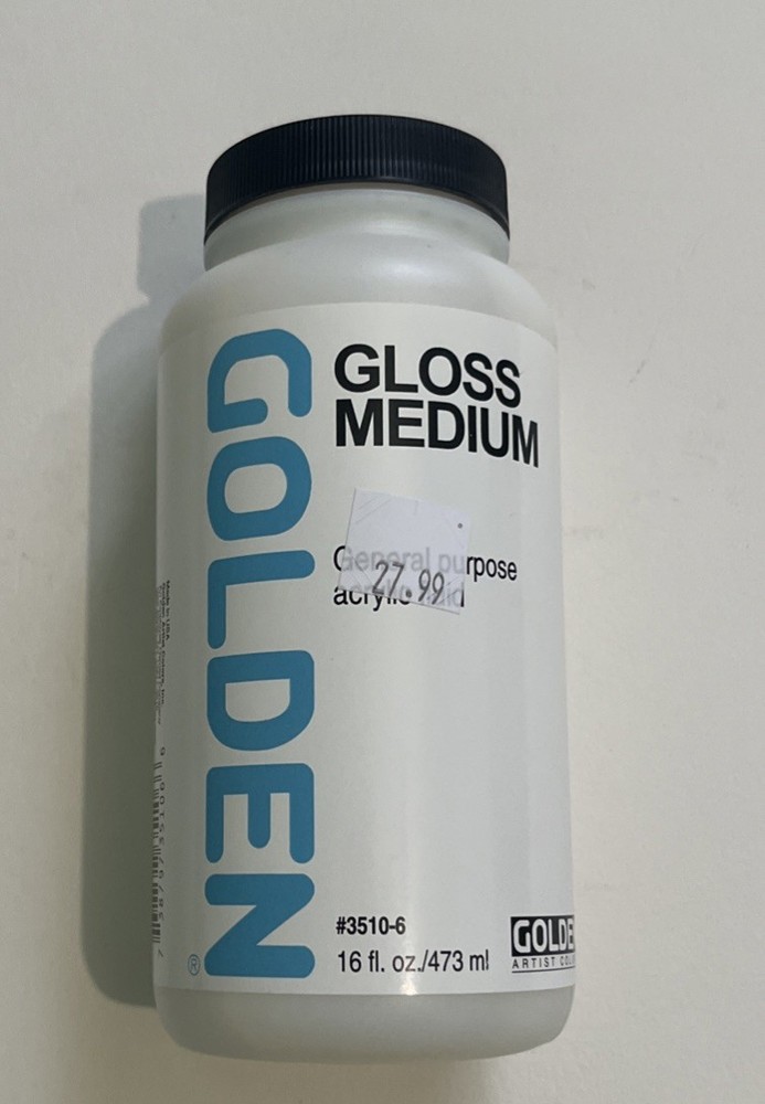 Acrylic Medium Golden Polymer Medium 16 Oz