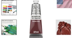 Indian Red Satin Oil Color – 37ml Tube