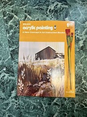 Vintage Craftint “Enjoy Acrylic Painting” 1971 Landscape painting instruction 
