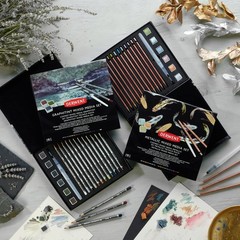 Derwent Graphitint Mixed Media Set 19 Piece Set Graphitint Paint Pencils
