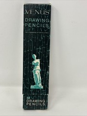 VTG Venus 3820 HB Drawing Pencils Black, Single Color Box of 12 New unused