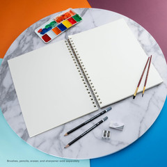 Bee Paper – 9″X 12″ Super Deluxe Mixed Media Sketching Pad, 60 Sheets