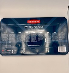 36 Derwent Pastel Pencils Made In UK Brand New In Tin Professional