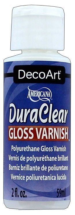 DecoArt DuraClear Poly Varnish Gloss Clear Finish 2oz
