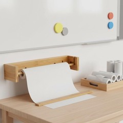 Wall Mount Krafts Paper Roll Holder Paper Dispenser Workspaces Versatile