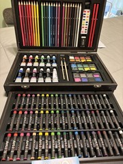 Brand New : Art 101 Platinum Multimedia Artist Set, Includes:- 132pcs