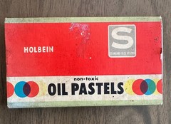 Vintage Holbein Oil Pastels – Set 12 Colors – No. 12 Made in Japan