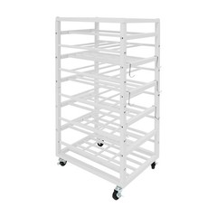 5 Tiers Rolling Paint Organizer Storage Rack, Paints Storage Cart,Iron Stand