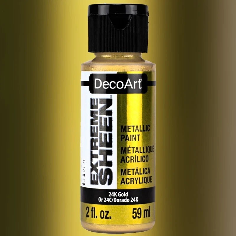 DecoArt Extreme Sheen Metallic Paint 2oz – 24K GOLD
