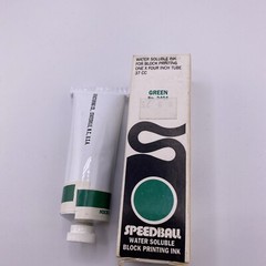 Speedball Water-Soluble Block Printing Ink, 3 Ounce Tube, Green