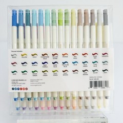 Kingart Metallic Pens 30 Count Fine Point Permanent Ink Unique Color Markers