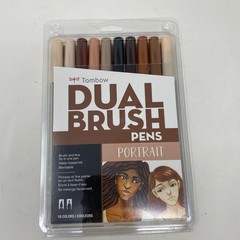 Tombow Dual Brush Pens Portrait 10-Color Set