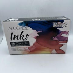 48 Color Set alcohol ink by U.S. Art Supply. 4.2 Fl Oz Per Bottle