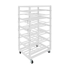 5 Tiers Rolling Paint Organizer Storage Rack, Paints Storage Cart,Iron Stand
