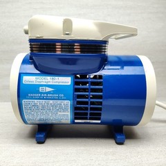 Badger Air Brush Co. Model 180-1 Oilless Diaphragm Air Brush Compressor & Hose