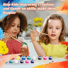 Mini Acrylic Paint Set,80pcs Acrylic Paint Strips for Kids Adults Art & Craft