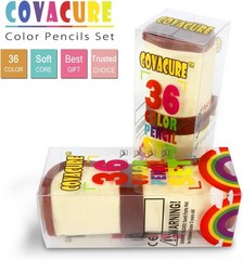 Multicolor Colored Pencils & Sharpener in Stylish Canvas for Artists – 36 Count