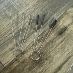 10Pcs/Set Airbrush Spray Gun Nozzle Cleaning Kit Needle & Brush set