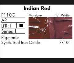 Grumbacher Pre-Tested Oil Paint, 37Ml/1.25 Ounce, Indian Red (P110G)