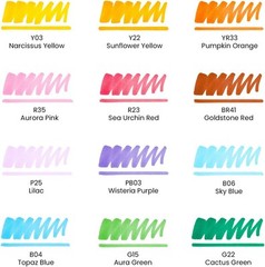 Arteza EVERBLEND Ultra MRKR, Set of 12, Bright Tones