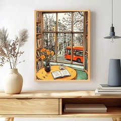 Paint by Numbers Kit for Adults Beginner, Urban Street View Adult Paint by Nu…