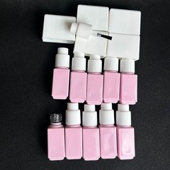 Empty Glass Bottle With Brush Cap DIY Nail Gel Varnish Oil Cream Fragrance Paint