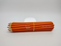 20x ORANGE Crayola Colored Pencils Bulk Lot Single Color Art Classroom Supplies