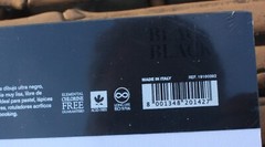 Fabriano Black Drawing Paper 29.7x42cm 300gsm 20 sheets Italy 11.75×16.5 in. NEW
