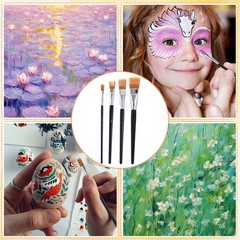 4Pcs Comb Artist Brush Set, Professional Grainer Brush, Paint Brush C…