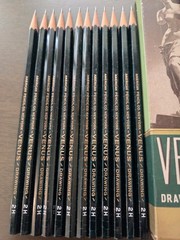 Venus 3800 2H Drawing Pencil -Lot Of 5 Boxes Black Single Color MPN 3800