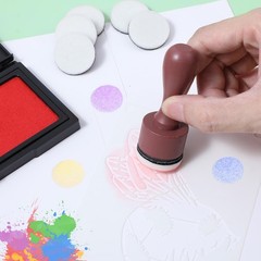 13Pcs Ink Blending Tool, Brown Ink Blending Brushes and 12 Pcs Refill Sponge …