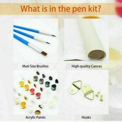 DIY Oil Painting Kit 40x50cm Paint by Numbers Canvas 300+ Designs for Adults