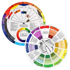 Pocket Color Wheel, Paint Mixing Learning Guide Art Class Teaching Tool for M…