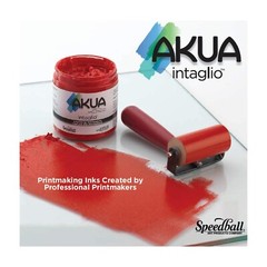 Akua Intaglio Water-Based Ink, 2-Ounce Jar, Carbon Black 2 oz