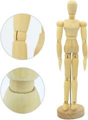 Elegant 4.5″ Wooden Art Mannequin – Ideal for Learning Human Figure Drawing