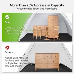 Portable Paint Booth Tent – 10x8x6.6ft Larger Spray Tents Large, Large