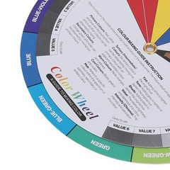 13cm Diameter Tattoo Color Wheel Chart Prevent Discoloration Tattoo Pigment Mixi