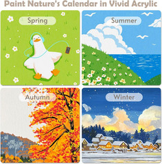 30 Colors Dual Tip Acrylic Paint Markers, Premium Brush&Fine Acrylic Paint Pens