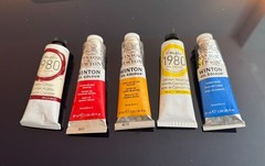 Gamblin Windsor & Newton x5 Oil Paint Set – Alizarin, Cadmiums, Cobalt