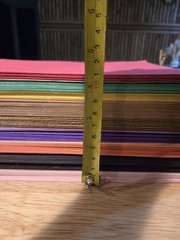 Lot of Opened Construction Paper, 9″ x 12″, Various Colors