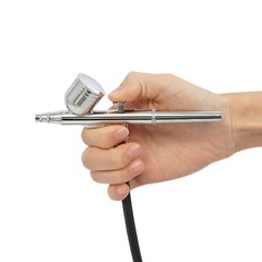 Gray Airbrushing Tool Kit High Pressure Air Brush Tools With Air Compressor