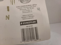 4 pack STAEDTLER Pigment Liner Sketch Pens 308 WP4BK NEW