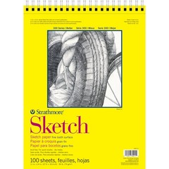 300 Series Sketch Pad, 11×14 inch, 100 Sheets, Top Wire – Artist Sketchbook f…