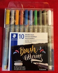 Staedtler Brush Lettering Metallic Brush, 10pk New brush tip Fast Free Shipping