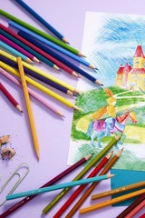 Castle 111260 Colouring Pencils Set, 60 Pieces, Hexagonal, Shatterproof, for …