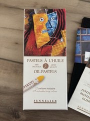 12 Professional Oil Pastels – Gently Used