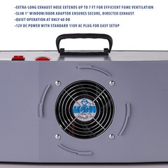 Portable Airbrush Spray Booth Kit with Exhaust Fan, LED Light, Turntable & Ex…