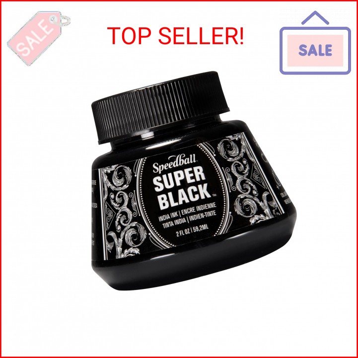 Speedball Super Black India Ink, 2-Ounce