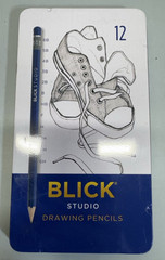 Blick Studio Drawing Kit Lot 12 Pencils Set + Erasers + Color Wheels NEW Art Kit